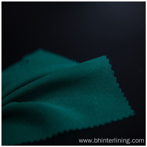 Shrink-Resistant green double dot woven fusing interlining